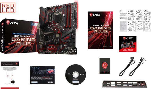 Alt view image 8 of 10 - MSI MPG Z390 GAMING PLUS LGA 1151 (300 Series) Intel Z390 ATX Intel Motherboard