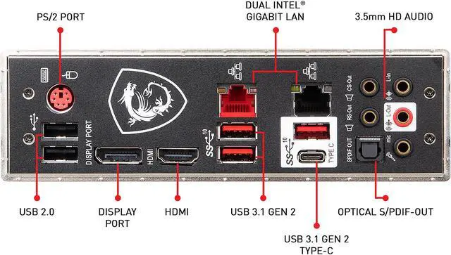 Alt view image 6 of 8 - MSI MAG Z390 TOMAHAWK LGA 1151 (300 Series) Intel Z390 HDMI USB 3.1 ATX Intel Motherboard