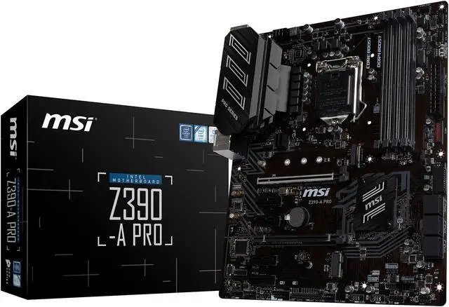 Alt view image 8 of 9 - MSI PRO Z390-A PRO LGA 1151 (300 Series) Intel Z390 ATX Intel Motherboard