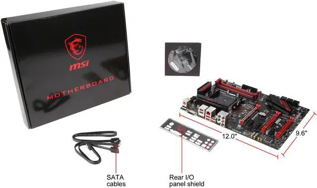 Alt view image 7 of 6 - MSI PERFORMANCE GAMING X470 GAMING PLUS AM4 AMD X470 USB 3.1 HDMI ATX AMD Motherboard