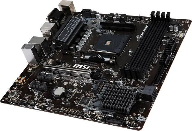 Alt view image 5 of 8 - MSI PRO B450M PRO-VDH PLUS AM4 AMD B450 USB 3.1 HDMI Micro ATX AMD Motherboard