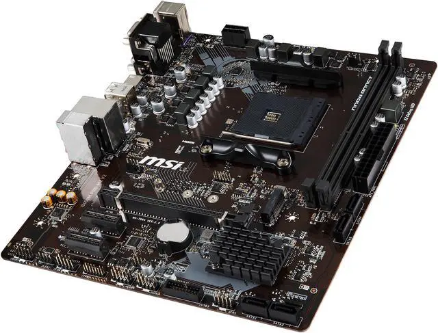 Alt view image 4 of 7 - MSI PRO B450M PRO-M2 V2 AM4 AMD B450 USB 3.1 HDMI Micro ATX AMD Motherboard