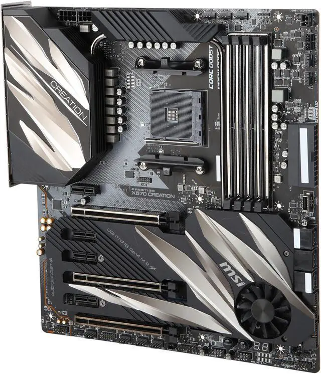 Alt view image 8 of 17 - MSI PRESTIGE X570 CREATION Motherboard AMD AM4 SATA 6Gb/s M.2 USB 3.2 Wi-Fi 6 Extended-ATX