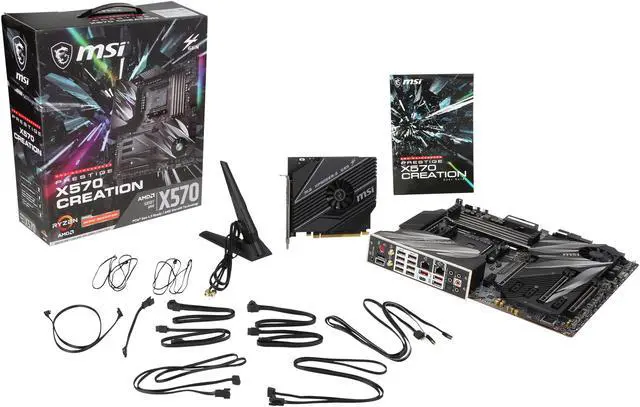 Alt view image 15 of 17 - MSI PRESTIGE X570 CREATION Motherboard AMD AM4 SATA 6Gb/s M.2 USB 3.2 Wi-Fi 6 Extended-ATX