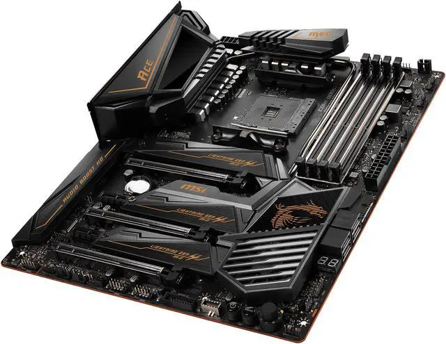 Alt view image 4 of 15 - MSI MEG X570 ACE Gaming Motherboard AMD AM4 SATA 6Gb/s M.2 USB 3.2 Gen 2 Wi-Fi 6 ATX
