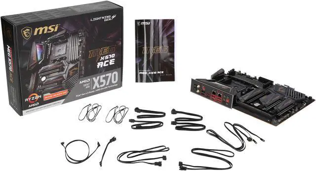 Alt view image 12 of 15 - MSI MEG X570 ACE Gaming Motherboard AMD AM4 SATA 6Gb/s M.2 USB 3.2 Gen 2 Wi-Fi 6 ATX