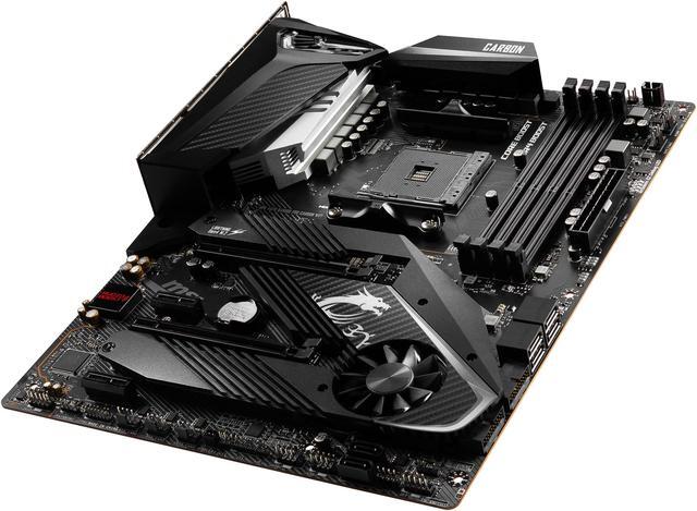Alt view image 4 of 8 - MSI MPG X570 GAMING PRO CARBON WIFI Gaming Motherboard AMD AM4 SATA 6Gb/s M.2 USB 3.2 Gen 2 Wi-Fi 6 HDMI ATX