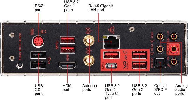 Alt view image 7 of 8 - MSI MPG X570 GAMING PRO CARBON WIFI Gaming Motherboard AMD AM4 SATA 6Gb/s M.2 USB 3.2 Gen 2 Wi-Fi 6 HDMI ATX