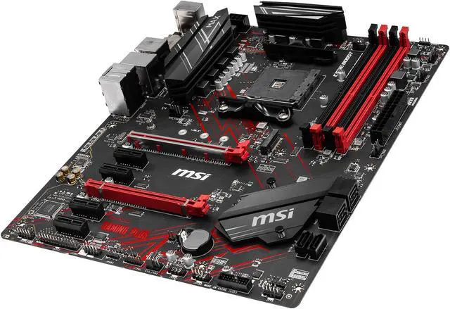 Alt view image 4 of 11 - MSI B450 GAMING PLUS MAX AM4 AMD B450 ATX AMD Motherboard