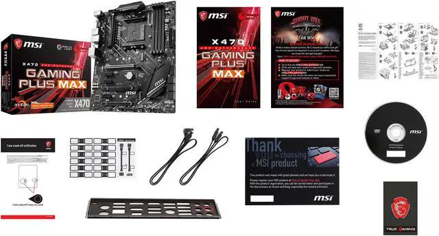 Alt view image 5 of 11 - MSI X470 GAMING PLUS MAX AM4 AMD X470 ATX AMD Motherboard