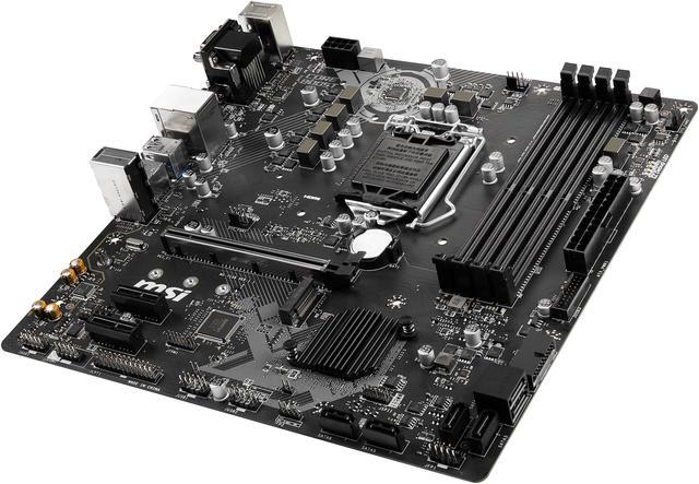 Alt view image 5 of 10 - MSI PRO B365M PRO-VDH LGA 1151 (300 Series) Intel B365 Micro ATX Intel Motherboard
