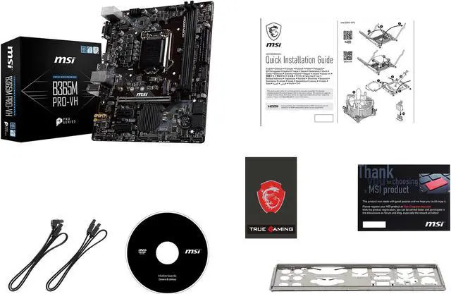 Alt view image 6 of 11 - MSI PRO B365M PRO-VH LGA 1151 (300 Series) Intel B365 Micro ATX Intel Motherboard