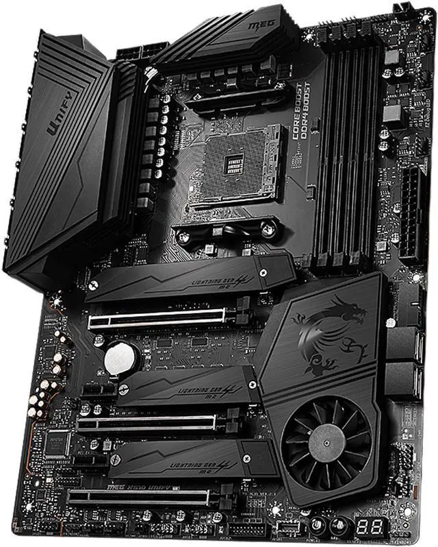 Alt view image 2 of 7 - MSI MEG X570 UNIFY AM4 AMD X570 USB 3.0 ATX AMD Motherboard