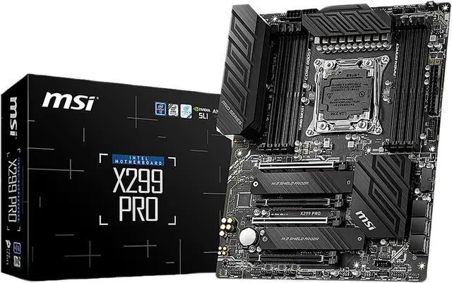 Alt view image 6 of 9 - MSI PRO X299 PRO LGA 2066 Intel X299 ATX Intel Motherboard