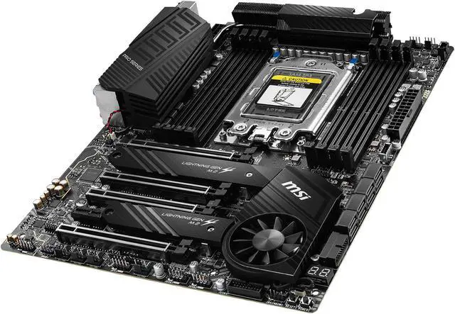Alt view image 5 of 10 - MSI PRO TRX40 PRO 10G sTRX4 AMD TRX40 ATX AMD Motherboard