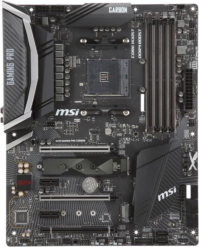 Alt view image 3 of 4 - MSI PERFORMANCE GAMING X470 GAMING PRO CARBON AM4 AMD X470 ATX AMD Motherboard