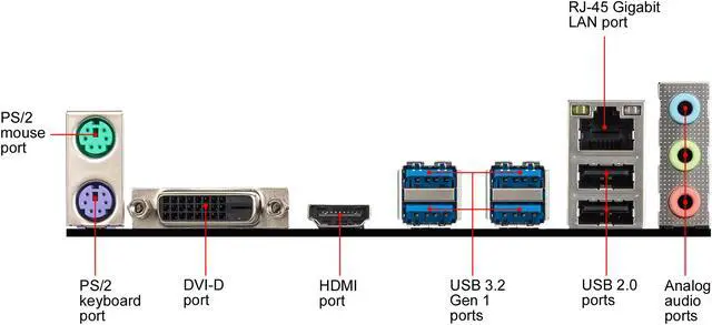 Alt view image 7 of 10 - MSI A320M-A PRO MAX AM4 AMD A320 Micro ATX AMD Motherboard