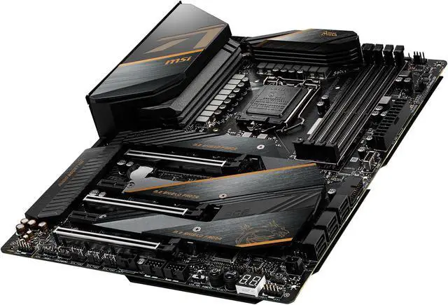 Alt view image 6 of 10 - MSI MEG Z490 ACE LGA 1200 Intel Z490 ATX Intel Motherboard