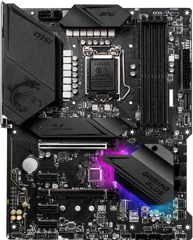 MSI MPG Z490 GAMING PLUS LGA 1200 Intel Z490 SATA 6Gb/s ATX Intel  Motherboard