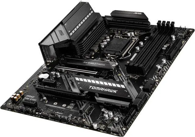 Alt view image 7 of 12 - MSI MAG B460 TOMAHAWK LGA 1200 Intel B460 ATX Intel Motherboard