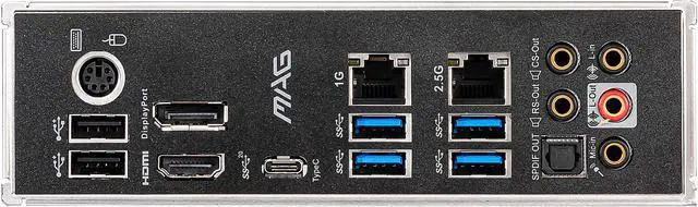 Alt view image 8 of 12 - MSI MAG B460 TOMAHAWK LGA 1200 Intel B460 ATX Intel Motherboard