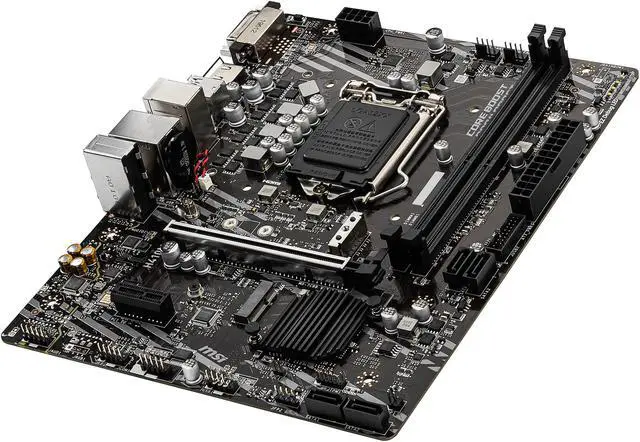 Alt view image 5 of 10 - MSI PRO H410M-A PRO LGA 1200 Intel H410 Micro ATX Intel Motherboard