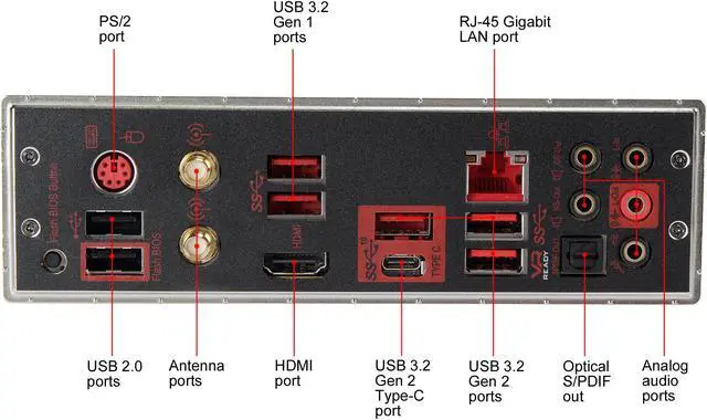 Alt view image 7 of 9 - MSI MPG X570 GAMING EDGE WIFI AM4 AMD X570 ATX AMD Motherboard
