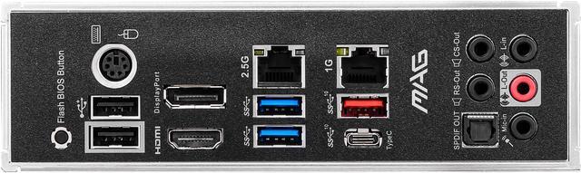 Alt view image 8 of 12 - MSI MAG B550 TOMAHAWK AM4 AMD B550 USB 3.0 ATX AMD Motherboard
