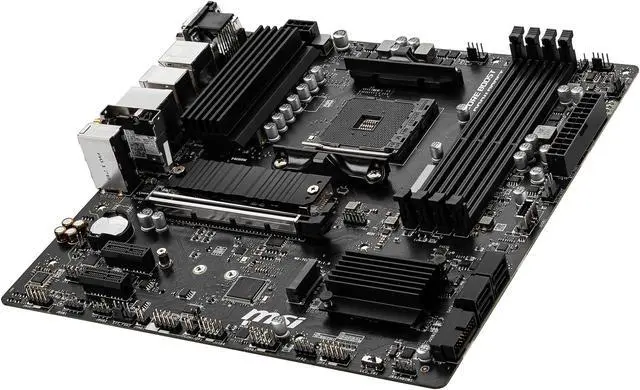 Alt view image 5 of 10 - MSI PRO B550M PRO-VDH WIFI AM4 AMD B550 USB 3.0 Micro ATX AMD Motherboard