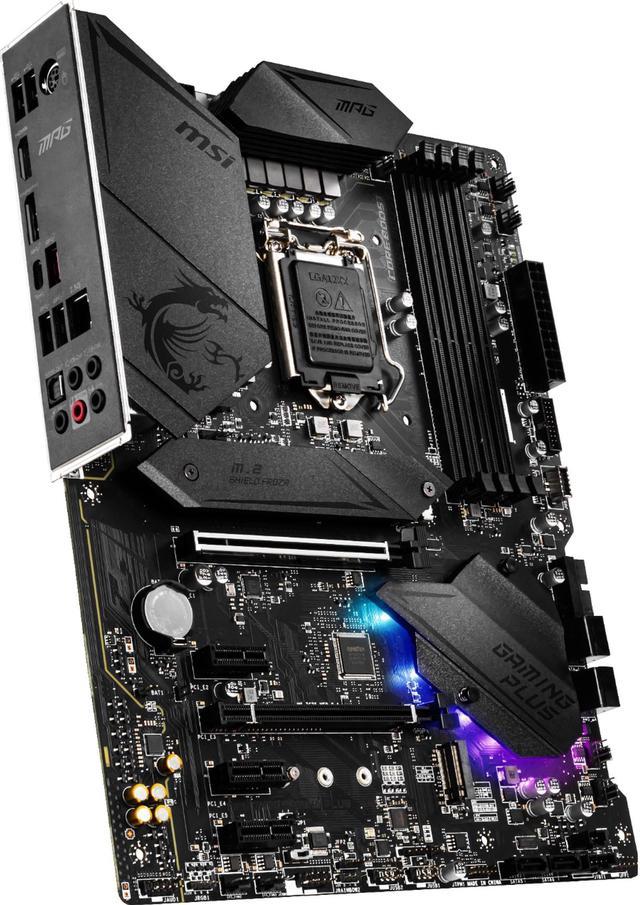 MSI MPG Z490 GAMING PLUS LGA 1200 ATX Intel Motherboard - Newegg.com