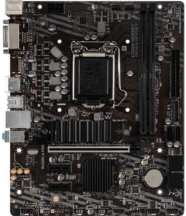 Msi B460m Lga 1200 Budget Motherboard MSI PRO B460M PRO LGA 1200