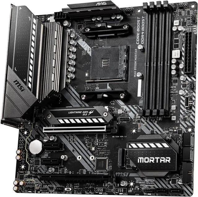 Main image of MSI MAG B550M MORTAR AM4 AMD B550 SATA 6Gb/s Micro ATX AMD Motherboard