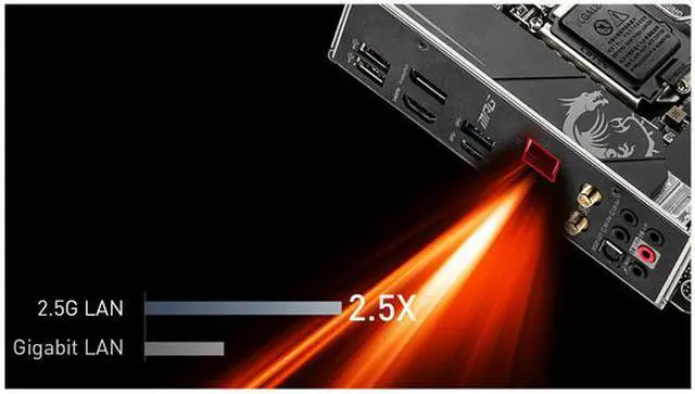 Alt view image 9 of 11 - MSI MPG B460I GAMING EDGE WIFI LGA 1200 Intel B460 Mini ITX Intel Motherboard