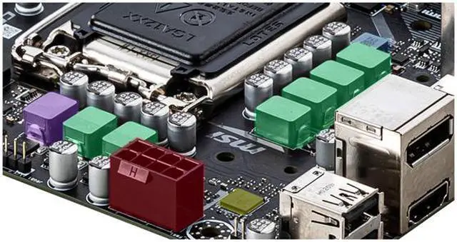 Alt view image 8 of 11 - MSI MPG B460I GAMING EDGE WIFI LGA 1200 Intel B460 Mini ITX Intel Motherboard
