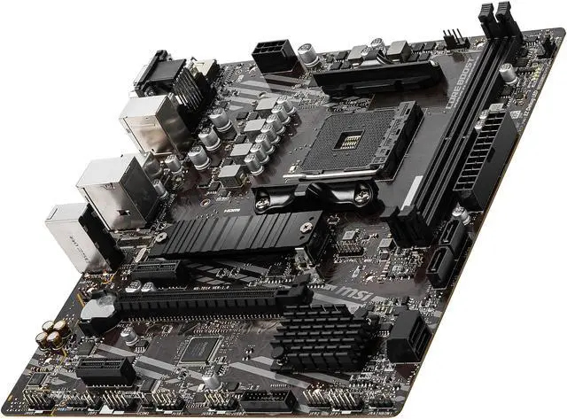 Alt view image 5 of 10 - MSI A520M PRO AM4 AMD A520 Micro ATX AMD Motherboard