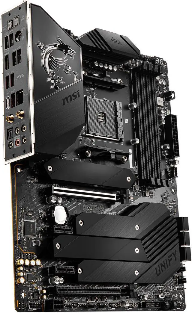 Alt view image 4 of 10 - MSI MEG B550 UNIFY AM4 AMD B550 USB 3.0 ATX AMD Motherboard