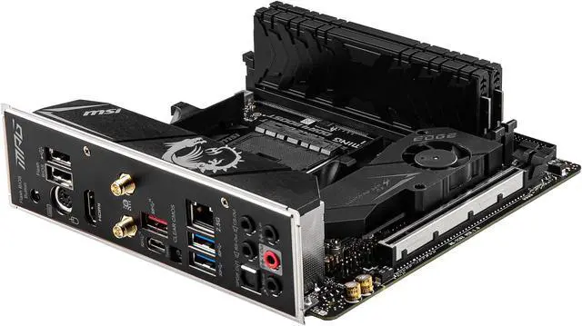 Alt view image 6 of 12 - MSI MPG B550I GAMING EDGE MAX WIFI AM4 AMD B550 Mini ITX AMD Motherboard