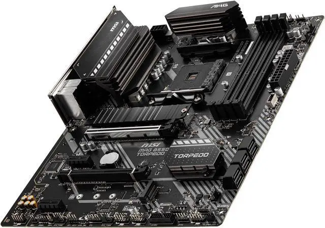 Alt view image 5 of 10 - MSI MAG B550 TORPEDO AM4 AMD B550 ATX AMD Motherboard