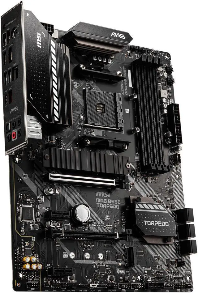 Alt view image 4 of 10 - MSI MAG B550 TORPEDO AM4 AMD B550 ATX AMD Motherboard