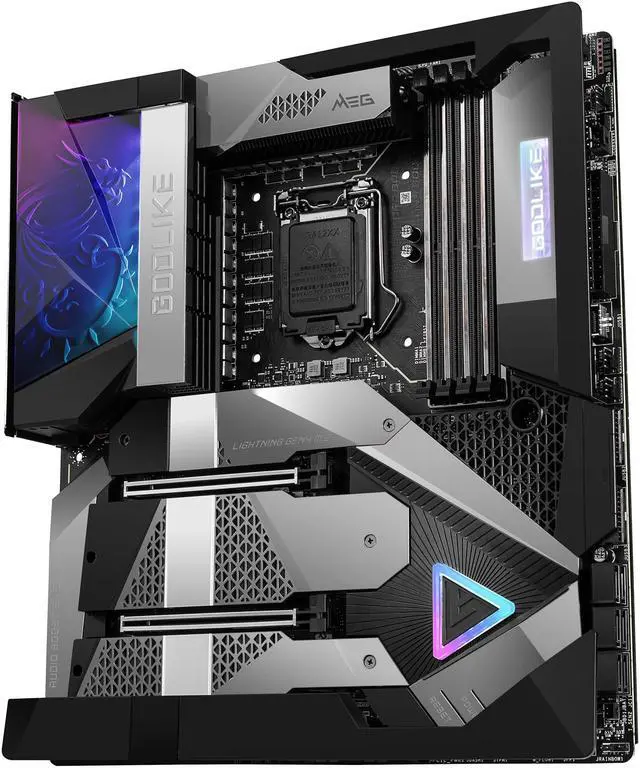 Alt view image 3 of 10 - MSI MEG Z590 GODLIKE LGA 1200 Intel Z590 Extended ATX Intel Motherboard