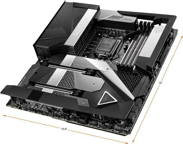 Alt view image 6 of 10 - MSI MEG Z590 GODLIKE LGA 1200 Intel Z590 Extended ATX Intel Motherboard
