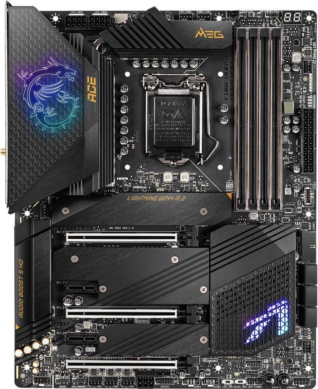 Open Box: MSI MEG Z590 ACE LGA 1200 ATX Intel Motherboard - Newegg.com