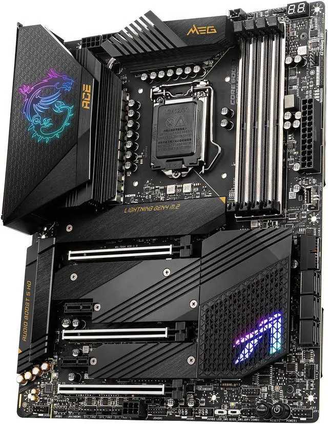 Alt view image 3 of 8 - MSI MEG Z590 ACE LGA 1200 Intel Z590 ATX Intel Motherboard