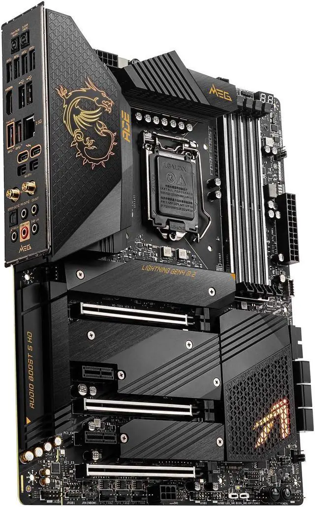 Alt view image 4 of 8 - MSI MEG Z590 ACE LGA 1200 Intel Z590 ATX Intel Motherboard