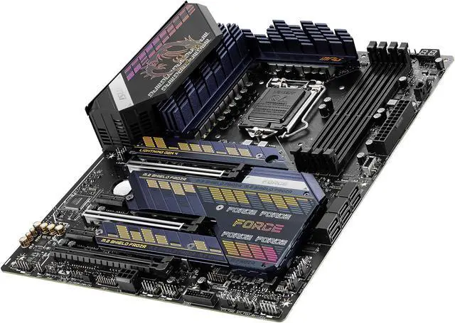 Alt view image 8 of 11 - MSI MPG Z590 GAMING FORCE LGA 1200 Intel Z590 ATX Intel Motherboard