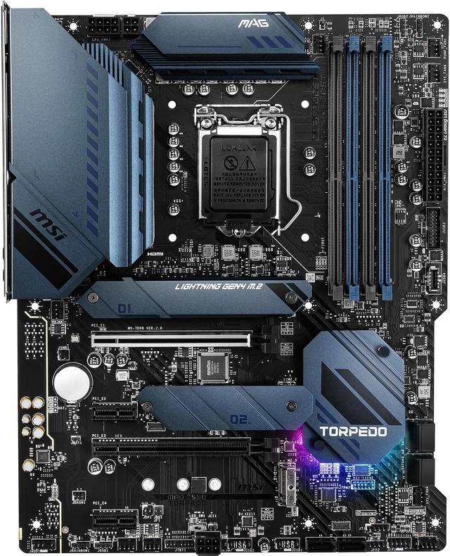 MSI MAG Z590 TORPEDO LGA 1200 ATX Intel Motherboard - Newegg.com