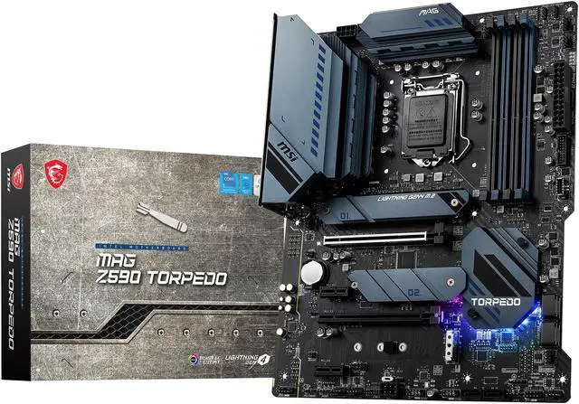 Alt view image 7 of 7 - MSI MAG Z590 TORPEDO LGA 1200 Intel Z590 ATX Intel Motherboard