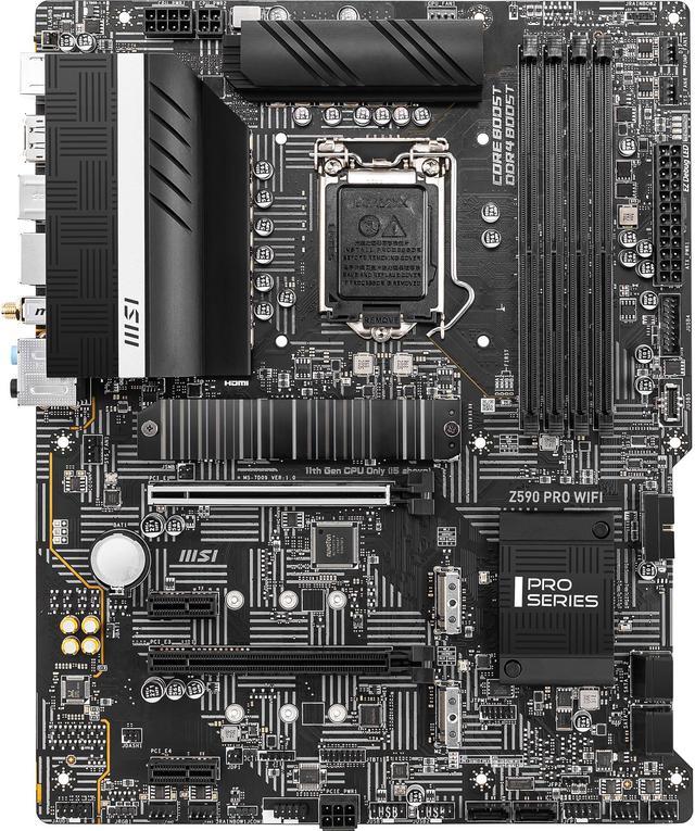 MSI Z590 PRO WIFI LGA 1200 ATX Intel Motherboard 