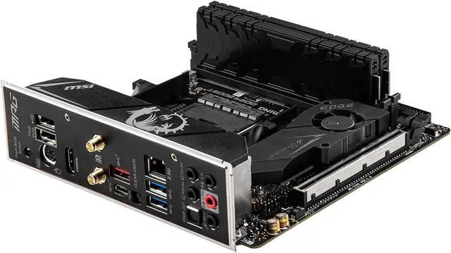 Alt view image 6 of 11 - MSI MPG B550I GAMING EDGE MAX WIFI AM4 AMD B550 Mini ITX AMD Motherboard