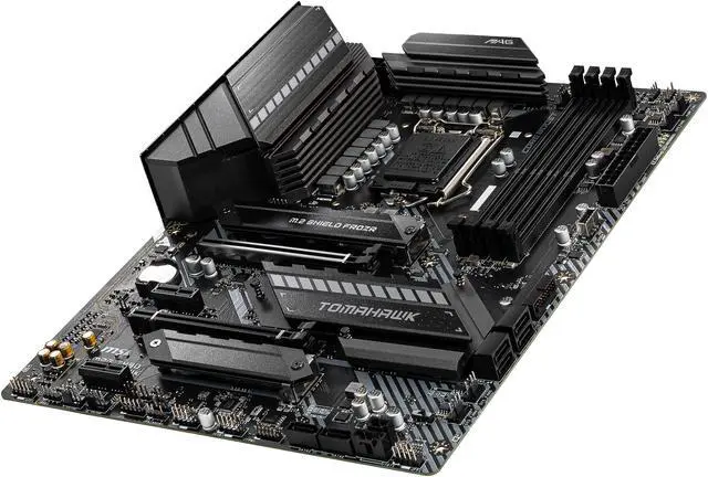 Alt view image 4 of 5 - MSI MAG Z490 TOMAHAWK LGA 1200 Intel Z490 ATX Intel Motherboard
